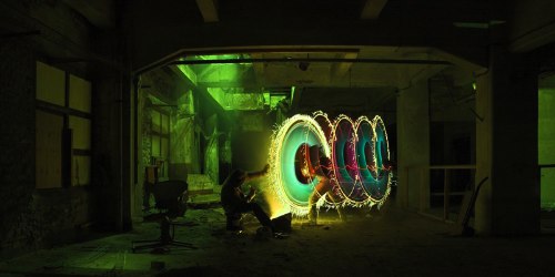 Light Art por Jan Wöllert e Jörg Miedza