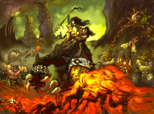 a arte de brutal legend