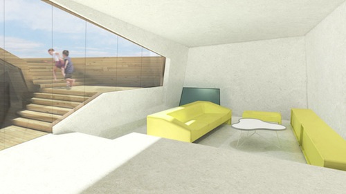 Observar a estrutura de icebergs serviu de inspiração para o arquiteto austríaco Daniel Anderson criar uma estrutura flutuante para ålands hotell. Um visual interessante e que não contrasta muito com o ambiente ao redor. Gostei e espero que saia do conceito.