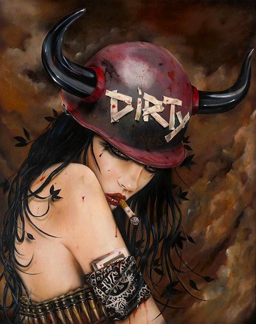 The Dirtyland é uma exposição que está ocorrendo na Califórnia com novos trabalhos de Brian M. Viveros.