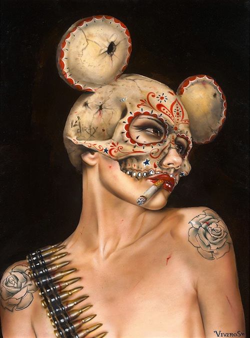 The Dirtyland é uma exposição que está ocorrendo na Califórnia com novos trabalhos de Brian M. Viveros.