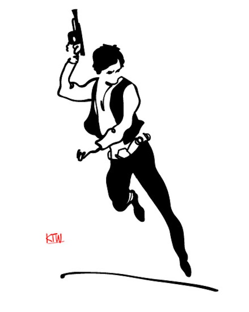 The Daily Figure é um blog de ilustração onde Kyle Webster faz posts diários com rascunhos de personagens. Essa é a semana Star Wars por lá. Se você é fã, sabe que vai gostar.