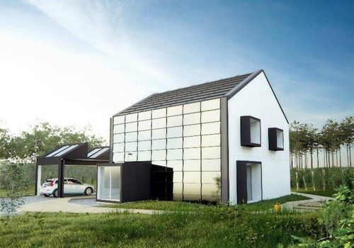 One Tonne Life é uma iniciativa da Volvo em parceria com a construtora de casas de madeira A-hus e a companhia de energia Vattenfall