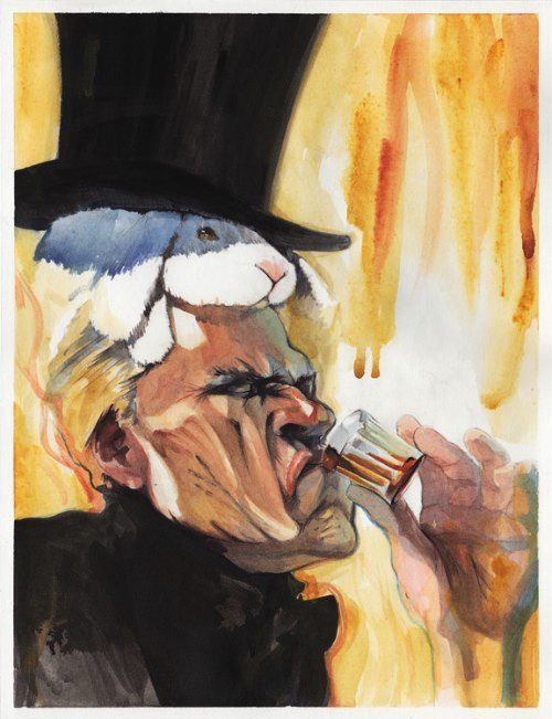 Reey Whaar é um ilustrador e artista baseado em Moscou, na Rússia. Seu trabalho é fora do comum e um dia eu consigo entender e usar seu trabalho de aquarela como referência em alguma coisa minha.