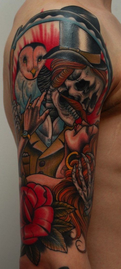 Peter Lagergren é o dono do Malmö Classic Tattoo na Suécia e suas tatuages tem um visual clássico mas sempre com um estilo mais atual.
