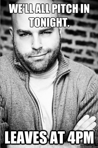 Depois do sucesso do meme do Diretor de Arte Junior, um Diretor de Criação tinha que roubar o holofote para ele. É triste ver isso mas quem nunca teve um chefe desses? Daquele cujas referências são videos de youtube de coisas fofas, que copia sites dos outros, que pega suas ideias e vende como sendo dele, que vai para casa antes daquela reunião que ele agendou...
