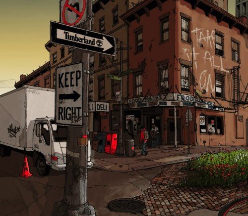 Adam Karig Haynes, ilustração e design direto de Bend,no estado americano de Oregon.