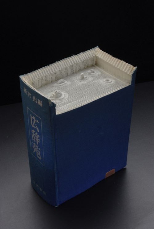 Não sei como Guy Laramee consegue transformar esses livros em obras de arte mas ele faz isso parecer fácil. Vejo seus trabalhos e fico pensando se não poderia pegar alguns livros belhos num sebo e tentar algo parecido. Ai eu lembro que não teria ideia de como começar e desisto disso.