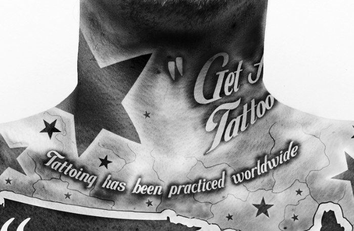 Infográfico de Tatuagens de Paul Marcinkowski - O trabalho pedido era a criação de um infográfico e foi isso mesmo que o, então estudante, Paul Marcinkowski acabou criando. O projeto que você pode ver aqui nesse artigo foi criado para a Academy of Fine Arts em ?ód?, na Polônia e acabou ganhando o mundo pela sua criatividade e pelo visual bem interessante. 