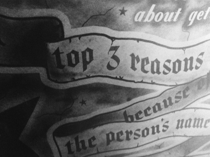 Infográfico de Tatuagens de Paul Marcinkowski - O trabalho pedido era a criação de um infográfico e foi isso mesmo que o, então estudante, Paul Marcinkowski acabou criando. O projeto que você pode ver aqui nesse artigo foi criado para a Academy of Fine Arts em ?ód?, na Polônia e acabou ganhando o mundo pela sua criatividade e pelo visual bem interessante. 