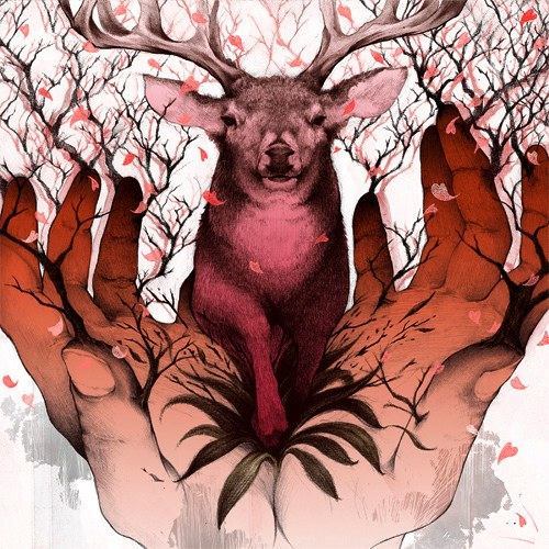 Yuta Onoda é um ilustrador e pintor baseado em Toronto, no Canadá. Originalmente do Japão, seu trabalho evoluiu nos últimos anos através da criação de inúmeros projetos para diversos clientes. Além de, claro, galerias de arte. Seu trabalho é repleto de animais e seres humanos que se conectam de formas diferentes e que fazem isso para enfatizar a conexão que temos entre nós e como estamos nos distanciando da natureza cada vez mais.