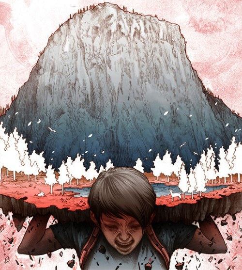 Yuta Onoda é um ilustrador e pintor baseado em Toronto, no Canadá. Originalmente do Japão, seu trabalho evoluiu nos últimos anos através da criação de inúmeros projetos para diversos clientes. Além de, claro, galerias de arte. Seu trabalho é repleto de animais e seres humanos que se conectam de formas diferentes e que fazem isso para enfatizar a conexão que temos entre nós e como estamos nos distanciando da natureza cada vez mais.