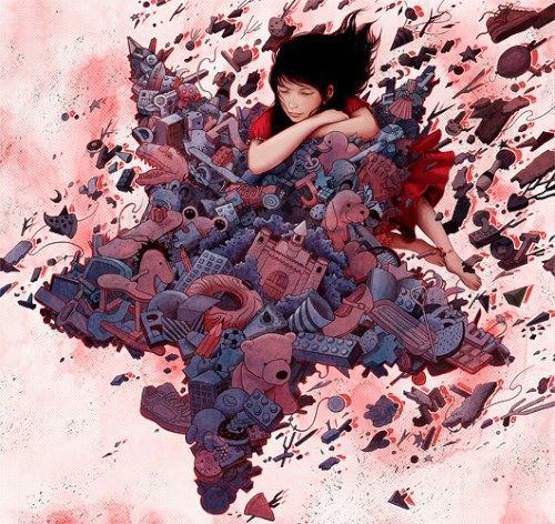 Yuta Onoda é um ilustrador e pintor baseado em Toronto, no Canadá. Originalmente do Japão, seu trabalho evoluiu nos últimos anos através da criação de inúmeros projetos para diversos clientes. Além de, claro, galerias de arte. Seu trabalho é repleto de animais e seres humanos que se conectam de formas diferentes e que fazem isso para enfatizar a conexão que temos entre nós e como estamos nos distanciando da natureza cada vez mais.