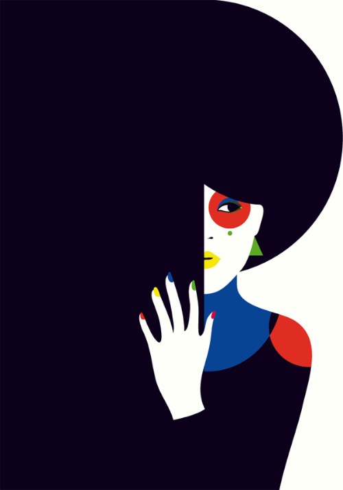 Malika Favre é uma ilustradora francesa residente em Londres. Ela cresceu em Paris e mudou para a Inglaterra para tentar trabalhar com ilustração assim que ela formou na faculdade. Seu estilo visual é minimalista e ela parece sempre tentar reduzir todos os elementos de uma ilustração a apenas o necessário. Dessa forma, ela captura a essência de cada objeto usando apenas algumas linhas e cores.