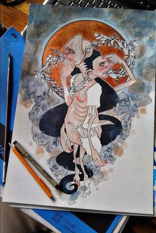A arte de Wendy Ortiz pode ser descrita de forma simples em uma celebração do poder e da beleza da forma feminina e de tudo que cerca esse conceito. Afinal, essa artista americana, baseada em Los Angeles, captura a sensualidade feminina de forma intuitiva a ponto de conectar essa feminilidade com a natureza. Isso acontece por vários motivos e chega a incluir até o local onde ela pinta já que muitas das suas pinturas são apresentadas sobre madeira. 