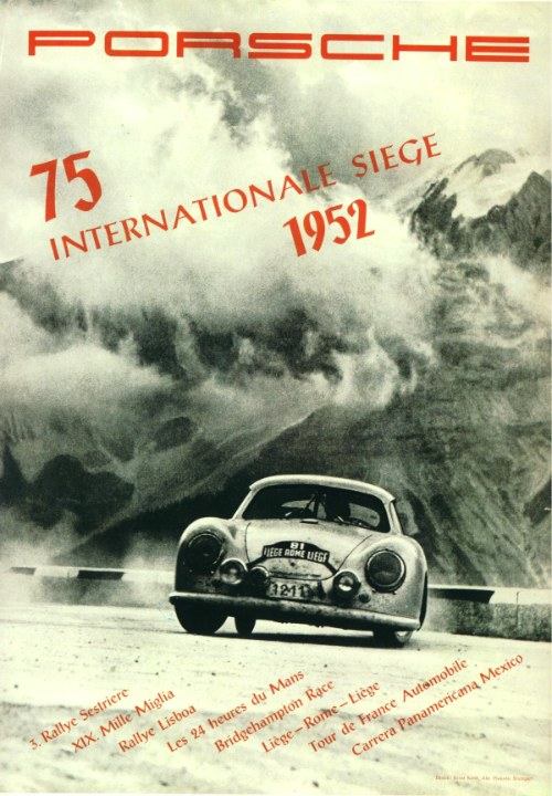 Vocês precisavam estar aqui comigo quando me deparei com essa série de Vintage Porsche Racing Posters. Afinal, não é todo dia que me deparo com uma coleção de exemplos de design gráfico tão interessante e especial quanto essa.