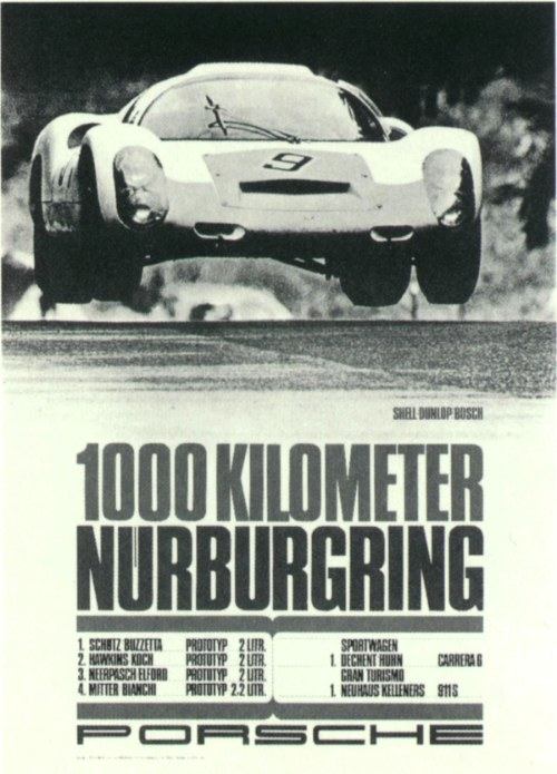 Vocês precisavam estar aqui comigo quando me deparei com essa série de Vintage Porsche Racing Posters. Afinal, não é todo dia que me deparo com uma coleção de exemplos de design gráfico tão interessante e especial quanto essa.