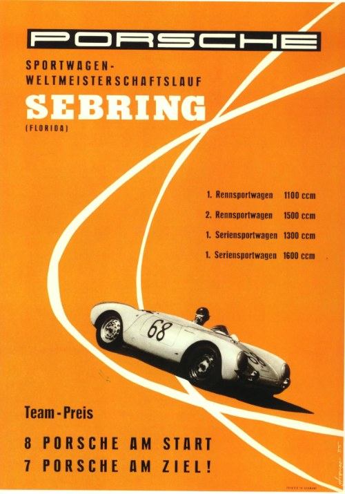 Vocês precisavam estar aqui comigo quando me deparei com essa série de Vintage Porsche Racing Posters. Afinal, não é todo dia que me deparo com uma coleção de exemplos de design gráfico tão interessante e especial quanto essa.