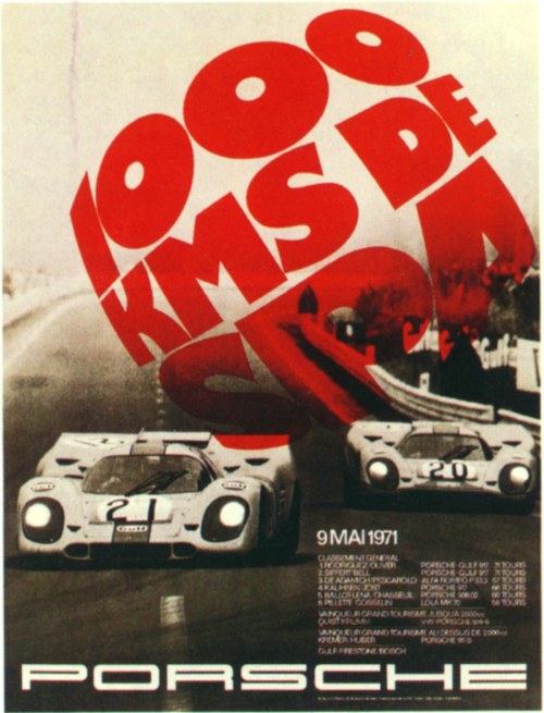 Vocês precisavam estar aqui comigo quando me deparei com essa série de Vintage Porsche Racing Posters. Afinal, não é todo dia que me deparo com uma coleção de exemplos de design gráfico tão interessante e especial quanto essa.