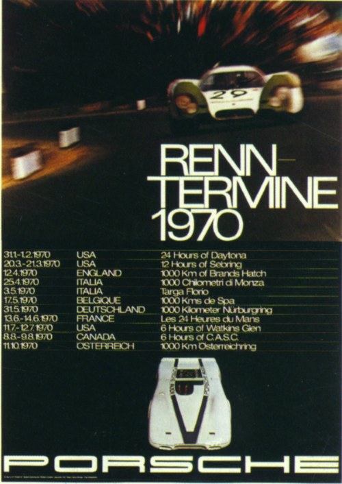 Vocês precisavam estar aqui comigo quando me deparei com essa série de Vintage Porsche Racing Posters. Afinal, não é todo dia que me deparo com uma coleção de exemplos de design gráfico tão interessante e especial quanto essa.
