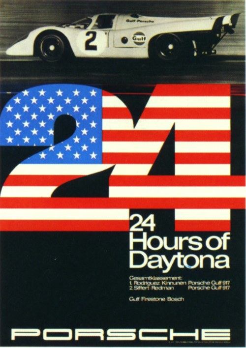 Vocês precisavam estar aqui comigo quando me deparei com essa série de Vintage Porsche Racing Posters. Afinal, não é todo dia que me deparo com uma coleção de exemplos de design gráfico tão interessante e especial quanto essa.