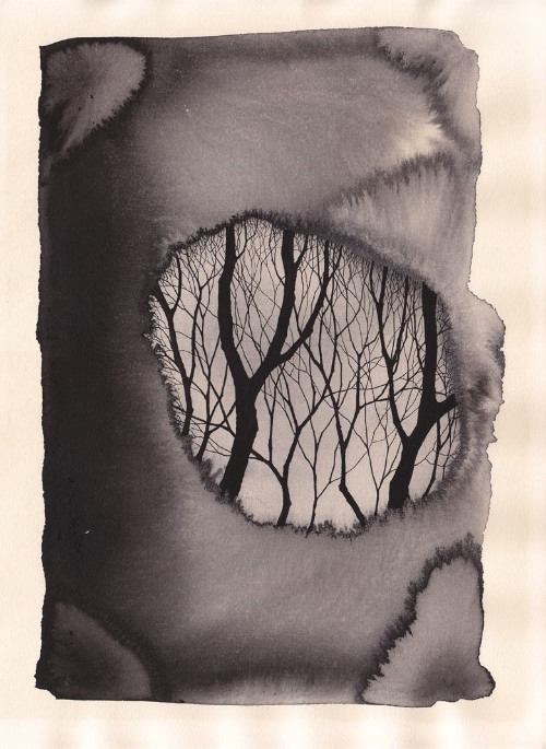 Pablo S. Herrero é o nome do artista responsável pelas árvores aquareladas desse post. Uma das coisas que mais me chamou a atenção nas imagens que ele cria é o contraste entre a estrutura da árvore bem definida contra todo o caos do papel molhada de tinta.