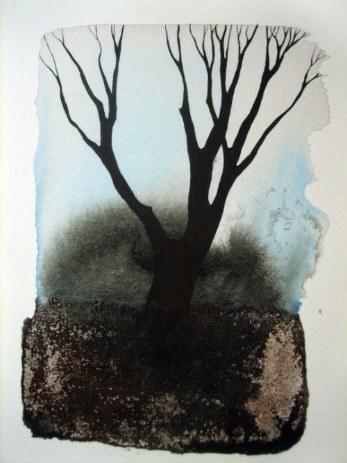 Pablo S. Herrero é o nome do artista responsável pelas árvores aquareladas desse post. Uma das coisas que mais me chamou a atenção nas imagens que ele cria é o contraste entre a estrutura da árvore bem definida contra todo o caos do papel molhada de tinta.