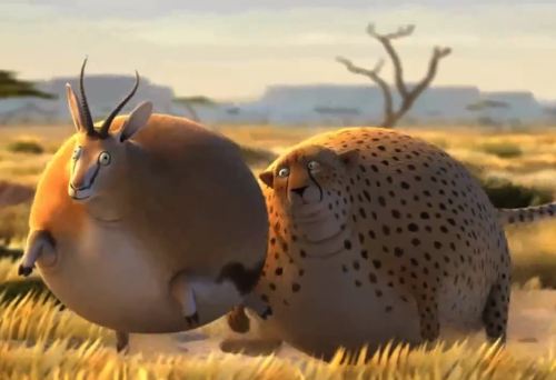 What if wild animals ate fast food_04
