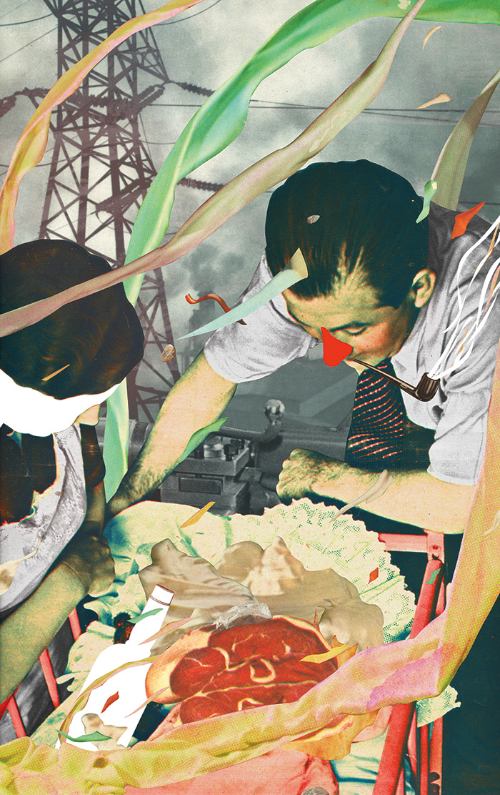 André Bergamin é um artista visual e ilustrador lá de Porto Alegre, no sul do Brasil. Seu portfólio é repleto de belíssimas ilustrações que misturam colagens digitais com estranhas ilustrações. 