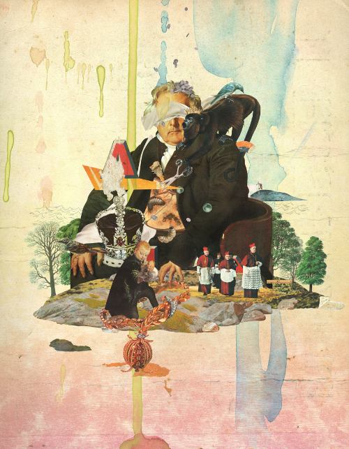 André Bergamin é um artista visual e ilustrador lá de Porto Alegre, no sul do Brasil. Seu portfólio é repleto de belíssimas ilustrações que misturam colagens digitais com estranhas ilustrações. 
