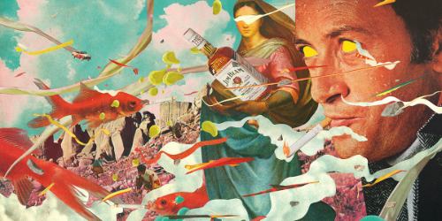André Bergamin é um artista visual e ilustrador lá de Porto Alegre, no sul do Brasil. Seu portfólio é repleto de belíssimas ilustrações que misturam colagens digitais com estranhas ilustrações. 