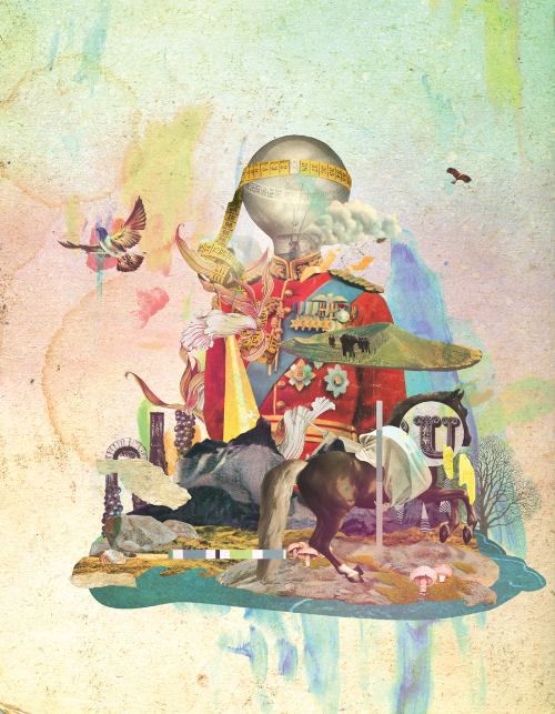 André Bergamin é um artista visual e ilustrador lá de Porto Alegre, no sul do Brasil. Seu portfólio é repleto de belíssimas ilustrações que misturam colagens digitais com estranhas ilustrações. 