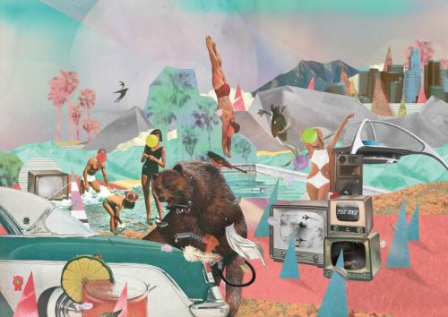 André Bergamin é um artista visual e ilustrador lá de Porto Alegre, no sul do Brasil. Seu portfólio é repleto de belíssimas ilustrações que misturam colagens digitais com estranhas ilustrações. 