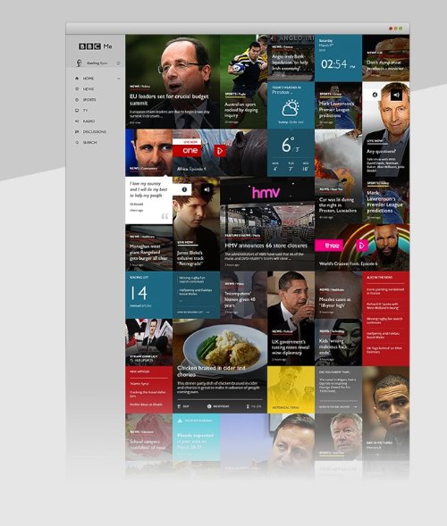 BBC Me concept on Behance from Dmitrij Paškevi?