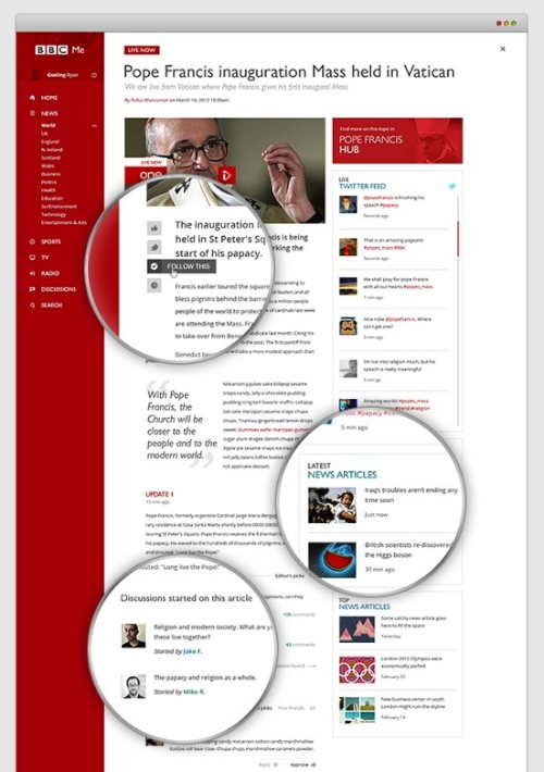 BBC Me concept on Behance from Dmitrij Paškevi?