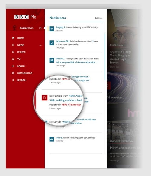 BBC Me concept on Behance from Dmitrij Paškevi?
