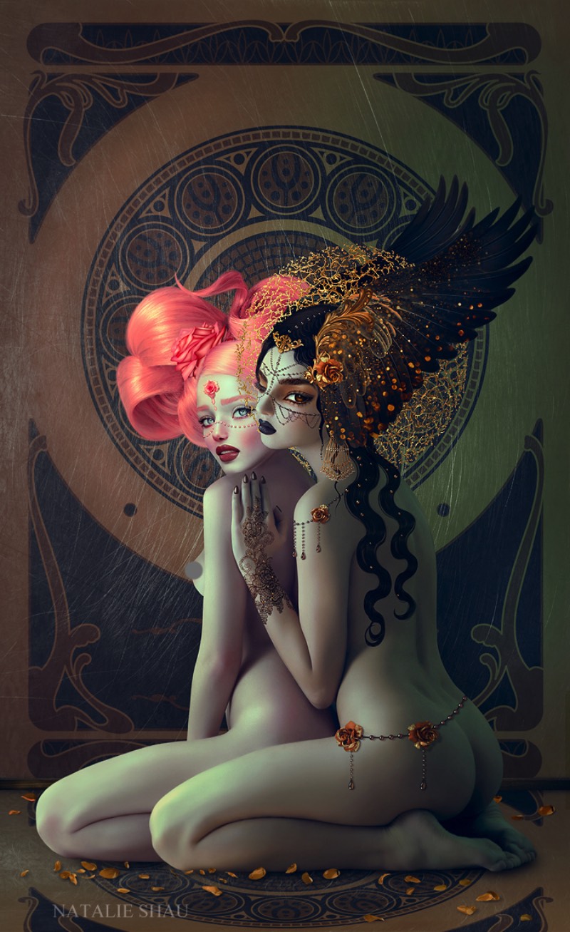 Natalie Shau é uma fotógrafa e ilustradora lá de Vilnius, a capital da Lituânia. Ela começou sua carreira artística através do seu interesse em fotografia de moda e retratos e foi avançando no mundo ao descobrir a ilustração digital e a fotografia como arte. Aqui, nesse artigo, você vai ver uma mistura de projetos pessoais e trabalhos criados para músicos, teatro, revistas de moda e publicidade.
