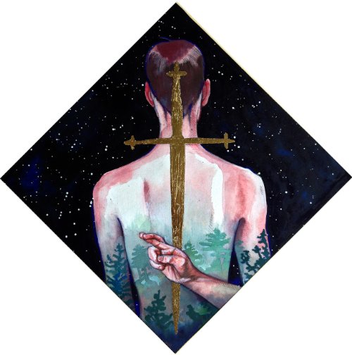 Morgaine Faye nasceu em 1987 e cresceu em Santa Cruz, na Califórnia. Hoje em dia, ela trabalha misturando ilustração, pintura e metais para criar as obras que você vai ver abaixo.  Mas ela não para por ai. Morgaine Faye tem experiência em criação de story boards, design de sets e concept art. Além de puppets para animação stop motion. 