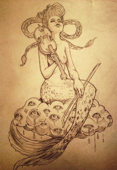Chiara Bautista é o nome da enigmática artista do Arizona que cria as ilustrações que você pode ver nesse post. Ilustrações essas que são cheias de simbolismo e vêem com formas de cefalópodes, veados, feridas e outros elementos que podem representar tanto um amor obsessivo quanto um vício. Tudo depende de como você enxerga isso.