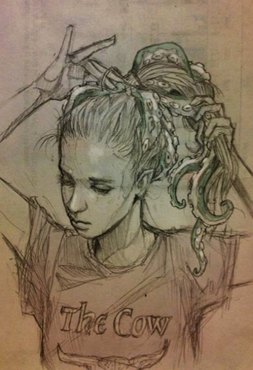 Chiara Bautista é o nome da enigmática artista do Arizona que cria as ilustrações que você pode ver nesse post. Ilustrações essas que são cheias de simbolismo e vêem com formas de cefalópodes, veados, feridas e outros elementos que podem representar tanto um amor obsessivo quanto um vício. Tudo depende de como você enxerga isso.