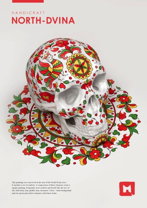 Styles of russian folk painting by Sasha Vinogradova on Behance