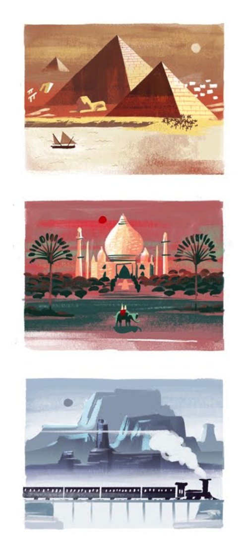 Chris Turnham é um ilustrador baseado em Los Angeles que passou grande parte da sua carreira trabalhando com animação para televisão e contribuindo com seus desenhos para revistas e livros para crianças. Tudo isso porque suas ilustrações tem uma estética retrô que lembram muito os desenhos animados da metade do século passado e, por isso mesmo, acabei gostando dessas imagens muito mais do que eu esperava.