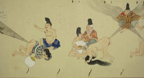Nunca imaginei que iria escrever sobre gravuras antigas e flatulências, essa era a forma com a qual meu avô falava sobre peidos, mas é isso que estou fazendo agora. Se você observar as imagens nesse post vai perceber que o Japão é o melhor país do mundo já que, enquanto o resto do mundo criava arte religiosa, o Japão ilustrava competições de peido. Sério.
