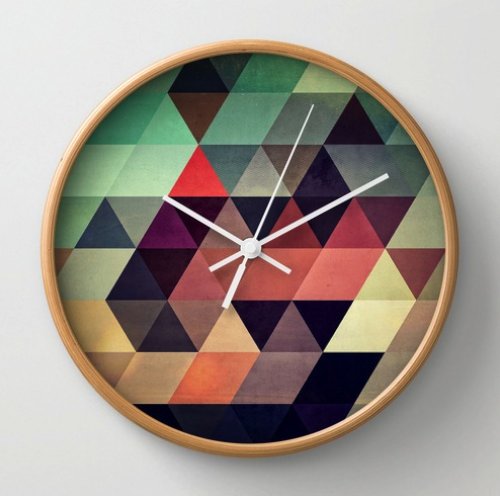 tryypyzoyd Wall Clock by Spires | Society6 
