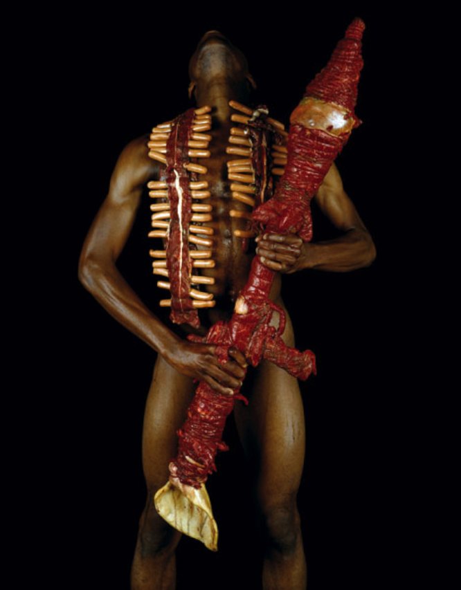 Dimitri Tsykalov produz arte de um jeito um pouco estranho. Sua arte surge através do uso de alguns objetos bem interessantes que seriam descritos por muita gente como comida. Algumas delas são feitas com frutas, outras com pedaços de carne. Algumas delas tem um visual interessante e outras parecem bem desagradáveis. Gosto muito da sua série de caveiras vegans.