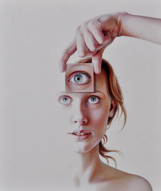 Jantina Peperkamp é uma artista holandesa que aprendeu a pintar seus retratos realistas sozinha. Nesses trabalhos, ela diz que o resultado final sempre depende da energia que surge entre a artista e a modelo. Jantina Peperkamp se enxerga como uma observadora que tenta reconhecer a si mesmo em seus modelos para, finalmente, criar um auto retrato.
