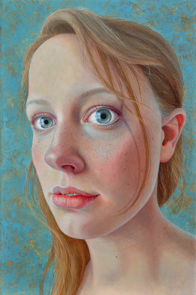 Jantina Peperkamp é uma artista holandesa que aprendeu a pintar seus retratos realistas sozinha. Nesses trabalhos, ela diz que o resultado final sempre depende da energia que surge entre a artista e a modelo. Jantina Peperkamp se enxerga como uma observadora que tenta reconhecer a si mesmo em seus modelos para, finalmente, criar um auto retrato.