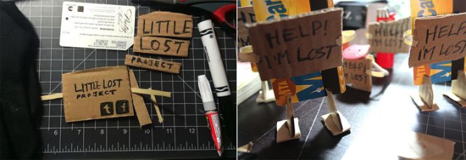Little Lost Project é um projeto de street art criado pelo Zoonsin, onde ele coleta objetos perdidos pelas ruas, cria personalidades fofas para eles e leva eles para as ruas novamente numa tentativa de dar mais uma chance a esses objetos perdidos.