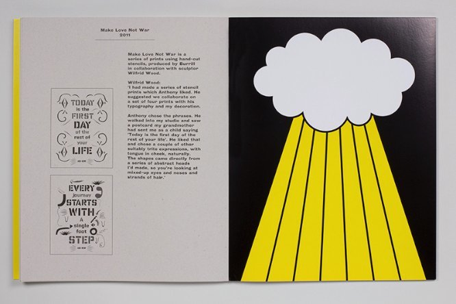 I Like it. What is it? é um livro-poster composto por 30 cartazes gráficos do Anthony Burrill. Cada um dos lados pode ser facilmente puxado para fora e, em seguida, pode ser pendurada. Na parte de trás de cada cartaz, há informações de fundo sobre os motivos por trás desse cartaz e sua história.