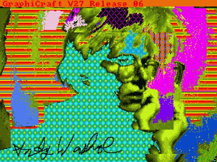 A Arte em Disquetes de Andy Warhol 00